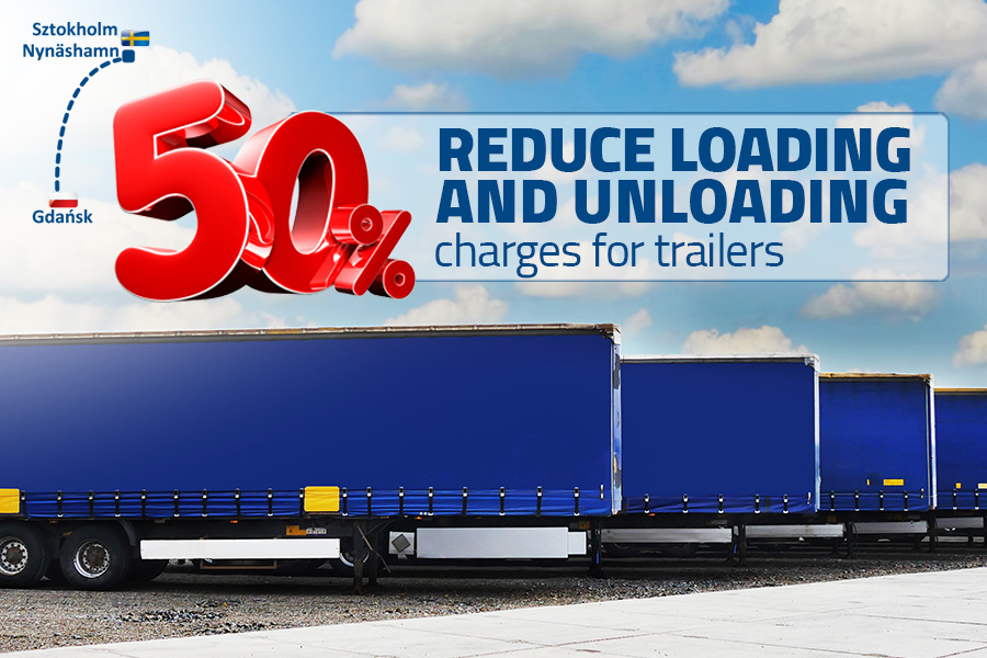 Loading and unloading of trailers 50% off