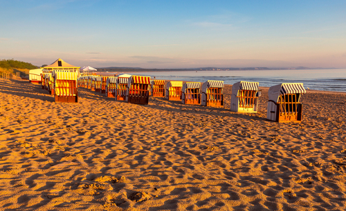 Den kommunale strand i Świnoujście